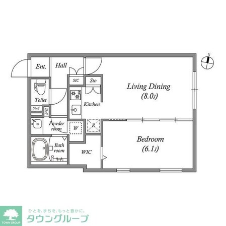 quador中野の物件間取画像